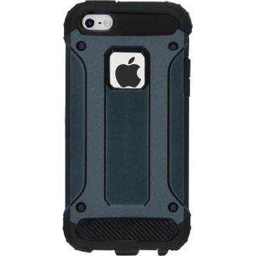 iMoshion Rugged Xtreme Backcover iPhone SE / 5 / 5s hoesje - Donkerblauw