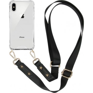 iMoshion Backcover met strap iPhone Xs / X hoesje - Transparant