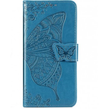 Vlinder Softcase Booktype Huawei Nova 5t / Honor 20 hoesje - Turquoise