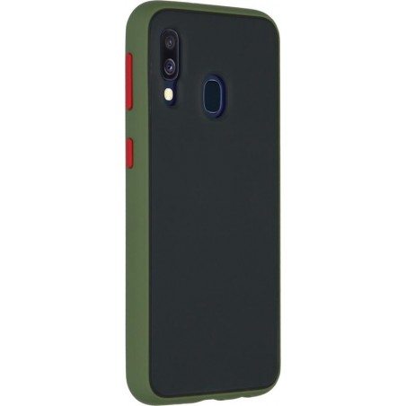 iMoshion Frosted Backcover Samsung Galaxy A40 hoesje - Groen