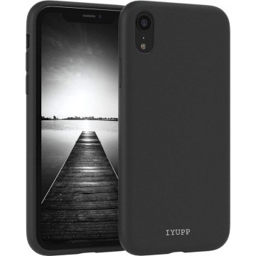 IYUPP iPhone XR Siliconen Hoesje Zwart - Full Body - Premium