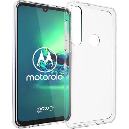 Accezz Clear Backcover Motorola Moto G8 Plus hoesje - Transparant