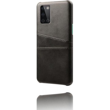 KSQ OnePlus 8T Back Cover Hoesje Kaarthouder Zwart