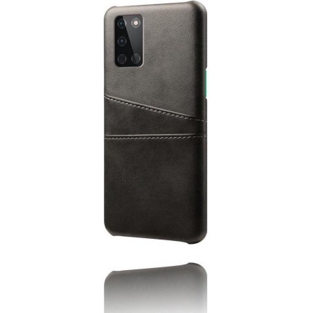 KSQ OnePlus 8T Back Cover Hoesje Kaarthouder Zwart