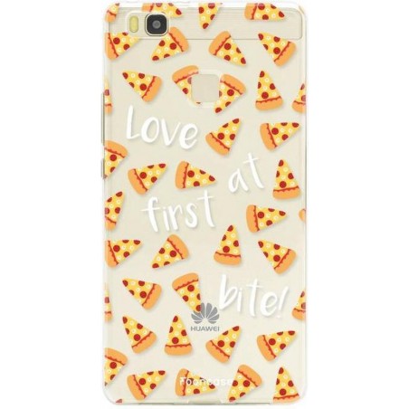 FOONCASE Huawei P9 Lite hoesje TPU Soft Case - Back Cover - Pizza / Food