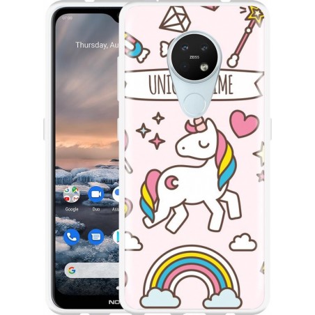 Nokia 6.2 / 7.2 Hoesje Unicorn Time