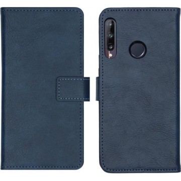 iMoshion Luxe Booktype Huawei P40 Lite E hoesje - Donkerblauw