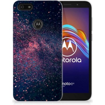 Telefoonhoesje Motorola Moto E6 Play TPU Siliconen Hoesje met Foto Stars