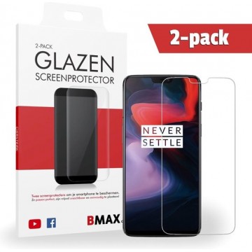 2-pack BMAX OnePlus 6 Screenprotector van gehard glas | Beschermglas | Tempered Glass
