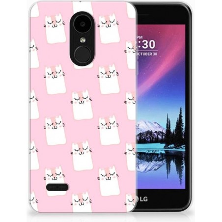 LG K4 (2017) Uniek TPU Hoesje Sleeping Cats