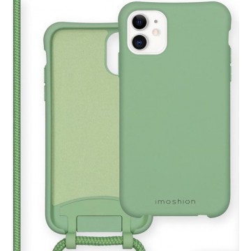 iMoshion Color Backcover met afneembaar koord iPhone 11 hoesje - Groen