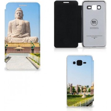Samsung Galaxy Grand Prime Flip Cover Boeddha