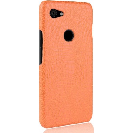 Mobigear Krokodil Shockproof Hoesje Oranje Google Pixel 3a XL