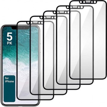 Apple iPhone 11 Screenprotector Glas - Full Tempered Glass Screen Protector - 5X
