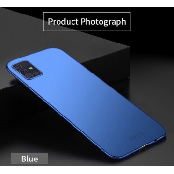 MOFI Shield Frosted Samsung Galaxy A71 Hoesje Hard Plastic Blauw