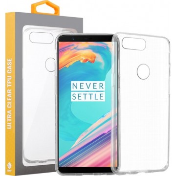 OnePlus 5T Transparant Silliconen TPU Hoesje Cover Case