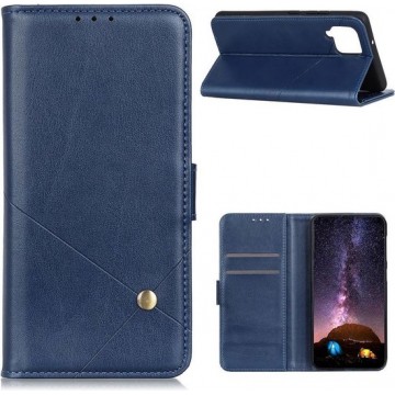 Samsung Galaxy A42 Hoesje Wallet Book Case Blauw