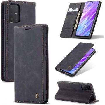 CASEME - Samsung Galaxy S20 Retro Wallet Case - Zwart