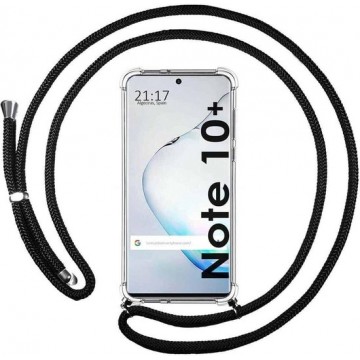 FONU Siliconen Anti-Shock Backcover Hoesje Met Koord Samsung Galaxy Note 10 Plus