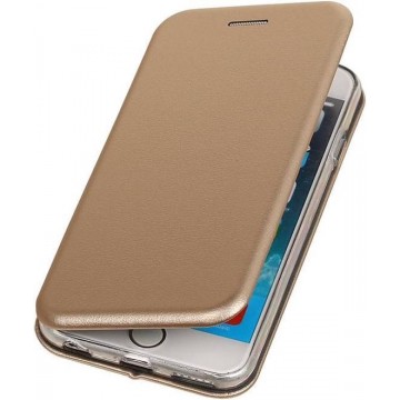 BestCases.nl Goud Premium Folio leder look booktype smartphone hoesje voor Apple iPhone 6 / 6s