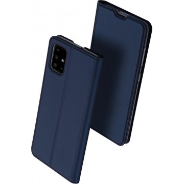 Samsung Galaxy A51 hoesje - Dux Ducis Skin Pro Book Case - Donker Blauw