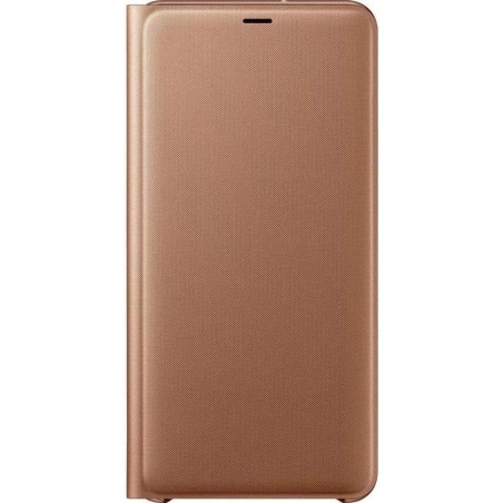 Samsung flip wallet - voor Samsung Galaxy A7 (2018) - Goud