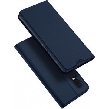 Samsung Galaxy Xcover Pro hoesje - Dux Ducis Skin Pro Book Case - Donker Blauw