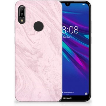 Huawei Y6 2019 | Y6 Pro 2019 TPU Hoesje Marble Pink