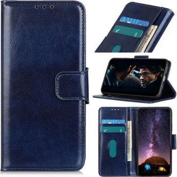 Nokia 3.4 hoesje, Wallet bookcase, Blauw - Telefoonhoesje geschikt voor: Nokia 3.4