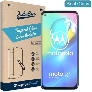Just in Case Tempered Glass Motorola Moto G8 Power Protector - Arc Edges