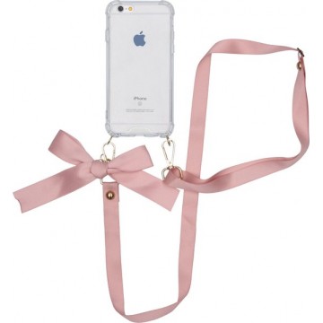 iMoshion Backcover met koord hoesje - Satijn iPhone 6 / 6s hoesje - Rosé Goud