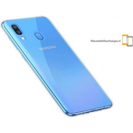 Nieuwetelefoonhoesjes.nl / Samsung Galaxy A40 Transparant siliconen hoesje