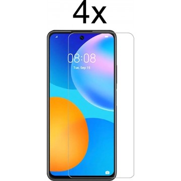 Huawei p smart 2021 screenprotector - huawei P Smart 2021 screen protector glas - Screenprotector huawei p smart 2021 - 4 stuks