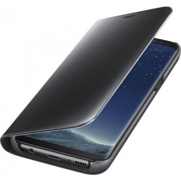 Clear View Stand Cover voor de Samsung Galaxy S8 – Zwart