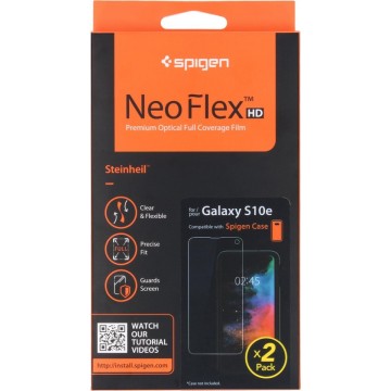 Spigen Neo Flex Screenprotector Duo Pack voor de Samsung Galaxy S10e