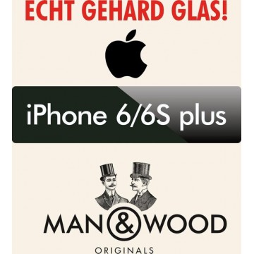 Man & Wood Screenprotector / Schermbescherming ECHT GEHARD GLAS (Tempered Glass) - iPhone 6/6S Plus
