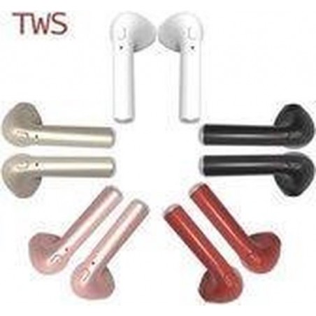 i7s TWS - airpods alternatief - earpods - Draadloze oordopjes - roze