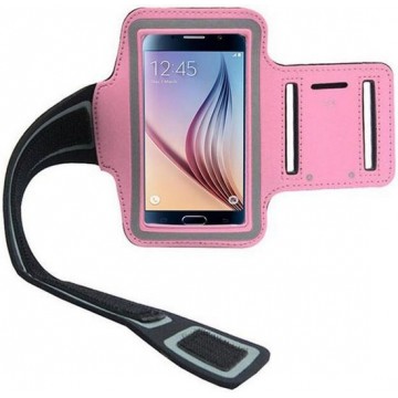 Handige Mobielhouder Arm Voor Hardlopen - Roze - Armband - Telefoonhouder - Muziek - Joggen - Sporten - Fitness - Cardio