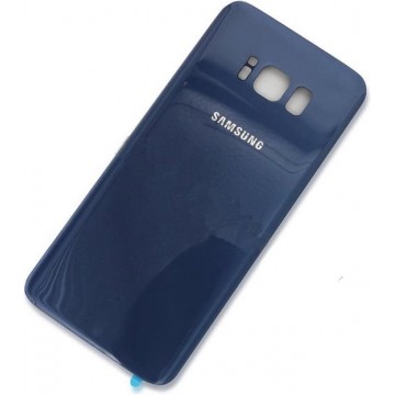 Achterkant – battery cover - geschikt voor de samsung Galaxy s8  - Coral Blue – orginele kwaliteit