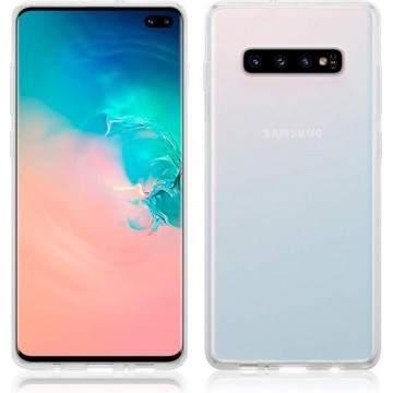 Samsung Galaxy S10 Plus (S10+) hoesje, gel case, volledig doorzichtig - Telefoonhoesje geschikt voor: Samsung Galaxy S10+