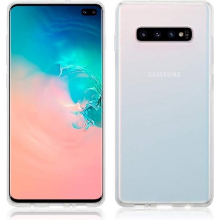 Samsung Galaxy S10 Plus (S10+) hoesje, gel case, volledig doorzichtig - Telefoonhoesje geschikt voor: Samsung Galaxy S10+