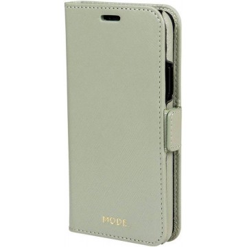 MODE. magnetic wallet New York Mode - olive groen - voor Apple iPhone X/Xs