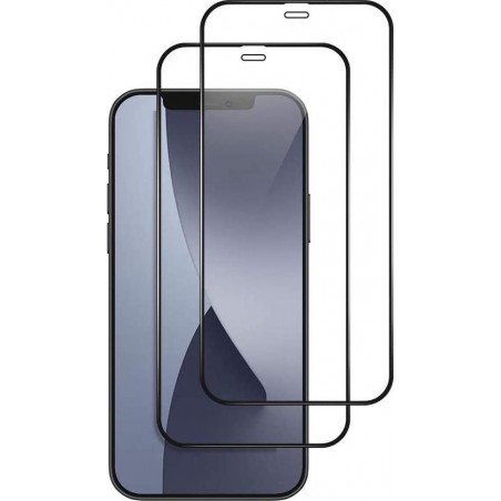 iPhone 12 Screen Protector [2-Pack] Tempered Glas Screenprotector Volledige dekking Scherm glas