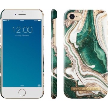 iDeal of Sweden - iPhone 6 / 6s Hoesje - Fashion Back Case Golden Jade Marble