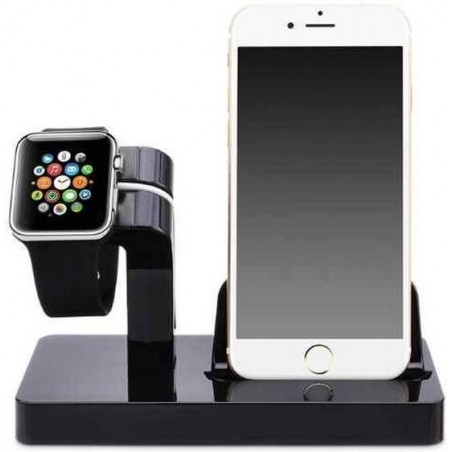 iBello iPhone en Watch dockingsstation - Zwart