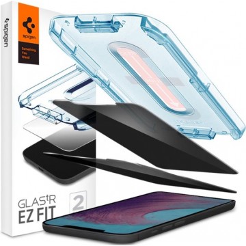 Spigen GLAStR Privacy EZ Fit Screenprotector + Applicator voor de iPhone 12 Pro Max