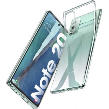 Samsung Galaxy Note 20 - Soft  Silicone Hoesje - Transparant