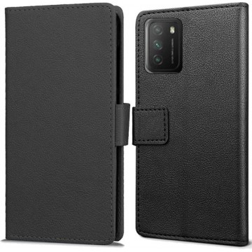 Book Wallet hoesje voor Xiaomi Poco M3 - zwart