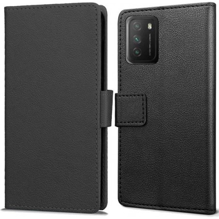 Book Wallet hoesje voor Xiaomi Poco M3 - zwart