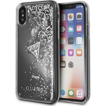 Guess hard case glitter - zilver - for iPhone X